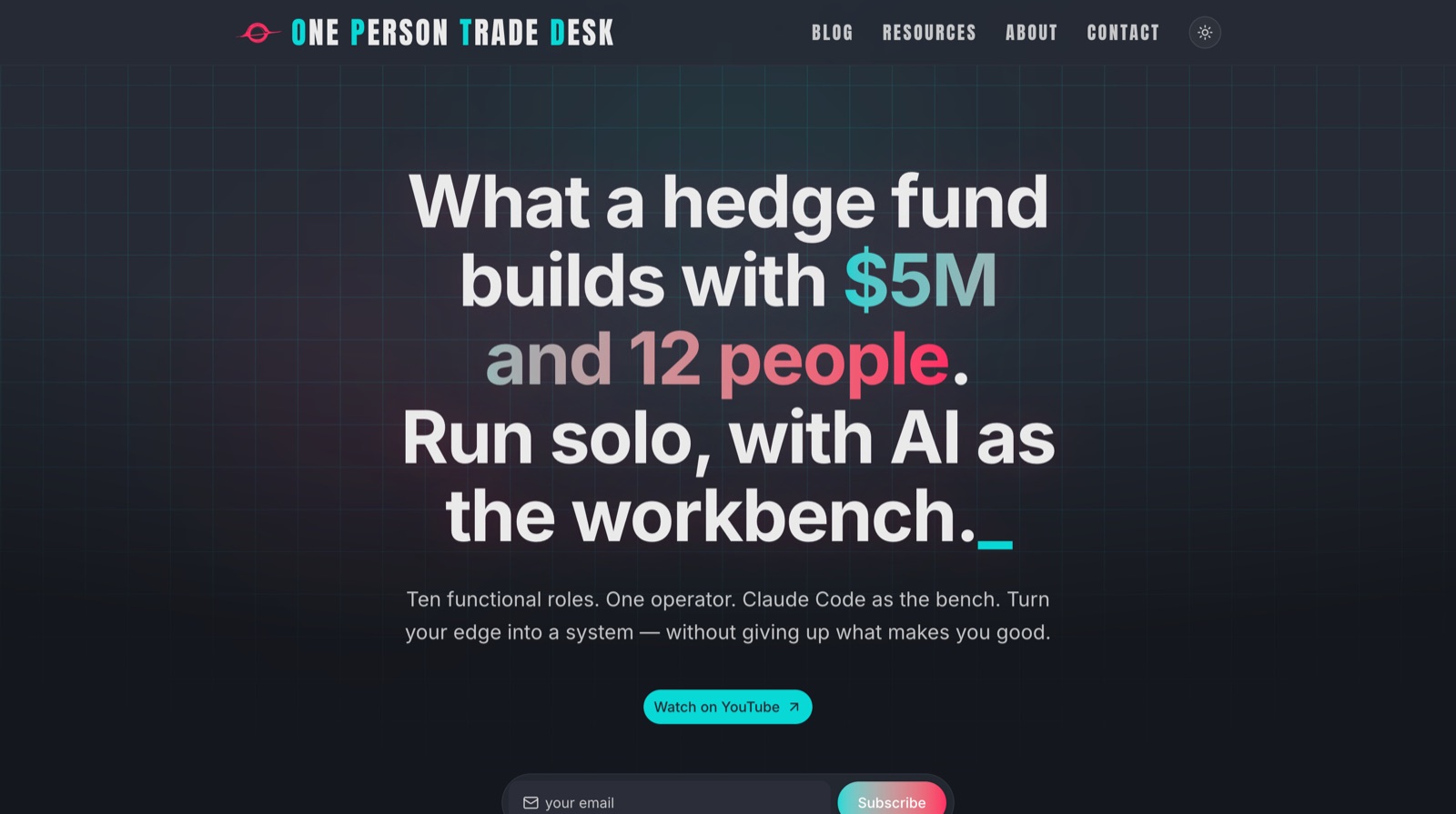 OPTD Desk website